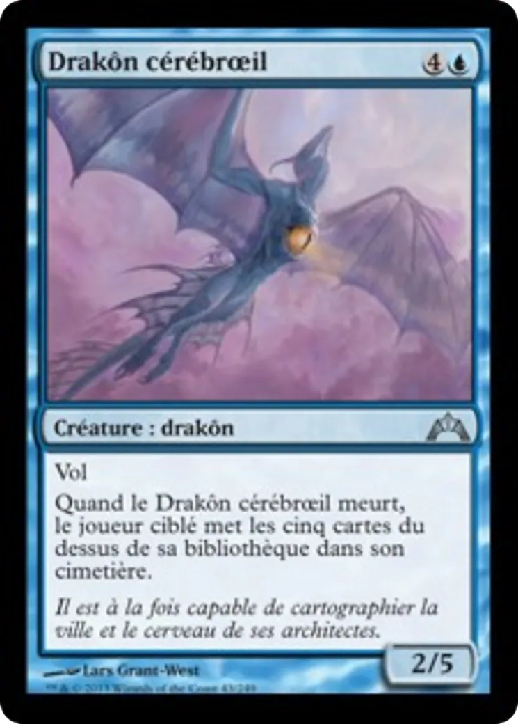 Drakôn cérébrœil — Gatecrash — Magic: The Gathering
