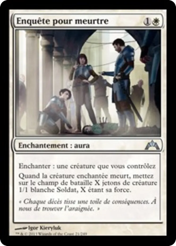 Enquête pour meurtre — Gatecrash — Magic: The Gathering