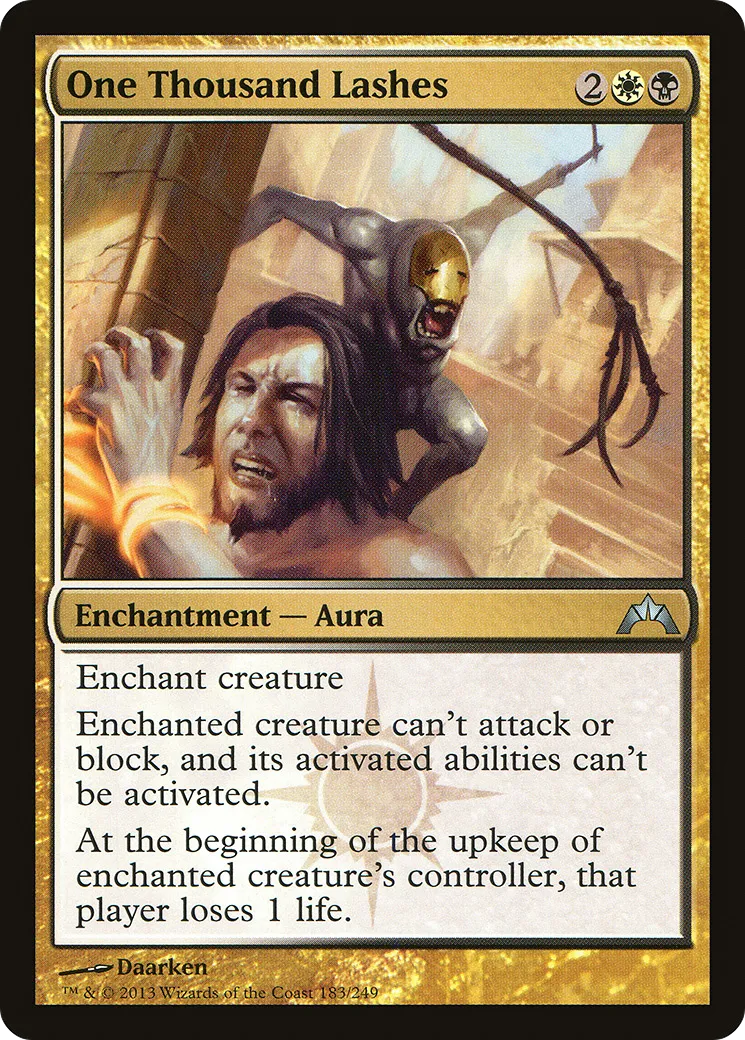 Mille coups de fouet — Gatecrash — Magic: The Gathering