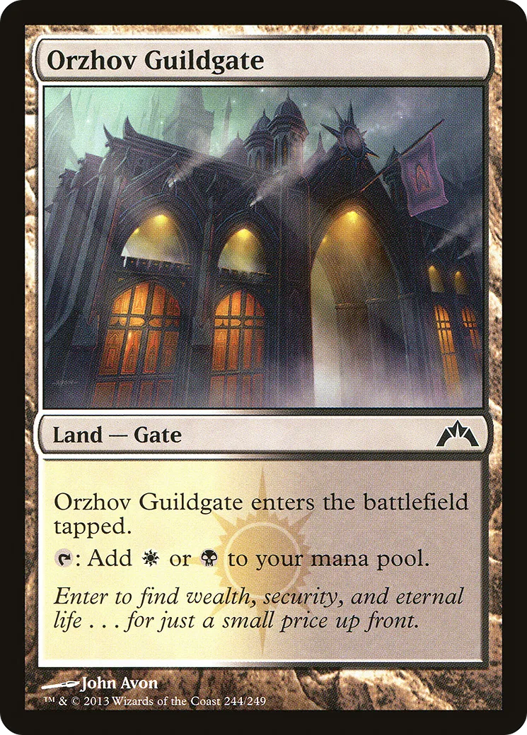 Porte de la guilde d'Orzhov — Gatecrash — Magic: The Gathering