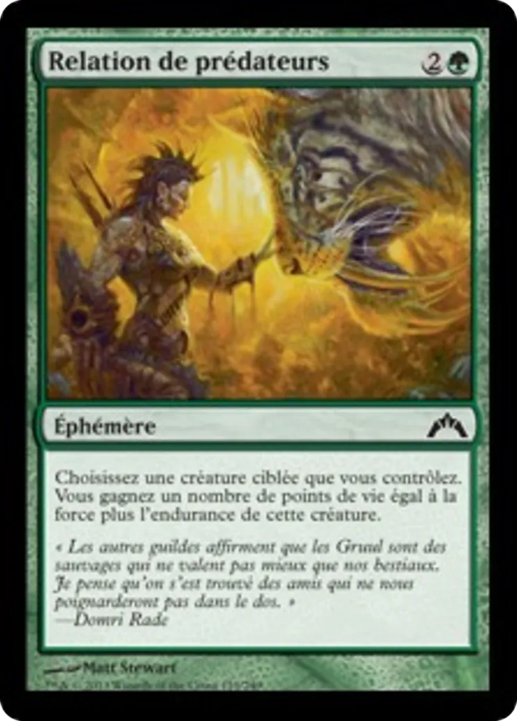 Relation de prédateurs — Gatecrash — Magic: The Gathering