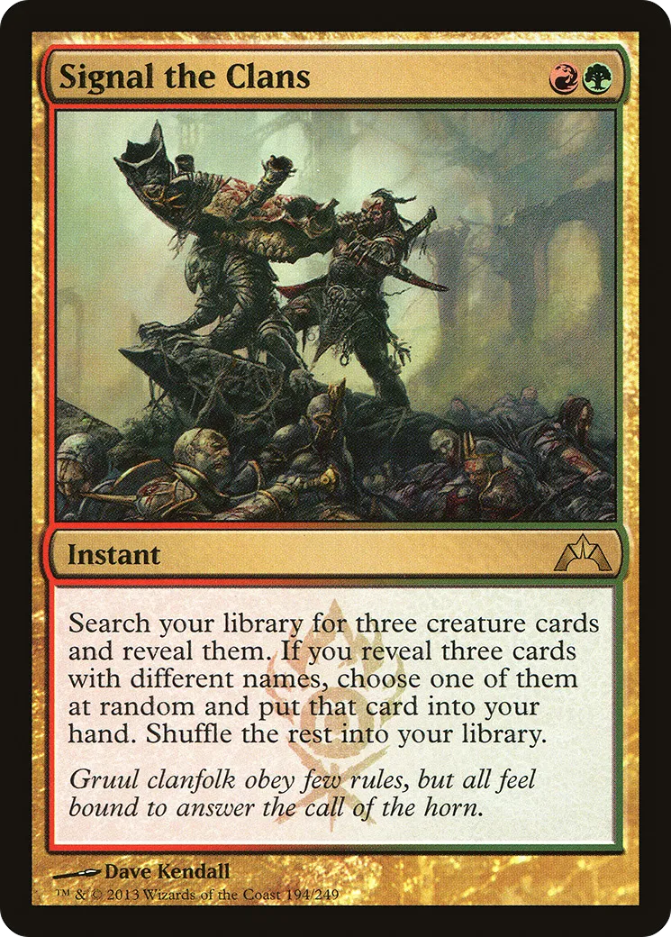 Signal the Clans — Gatecrash — Magic: The Gathering