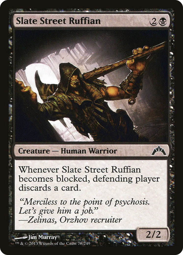 Slate Street Ruffian — Gatecrash — Magic: The Gathering