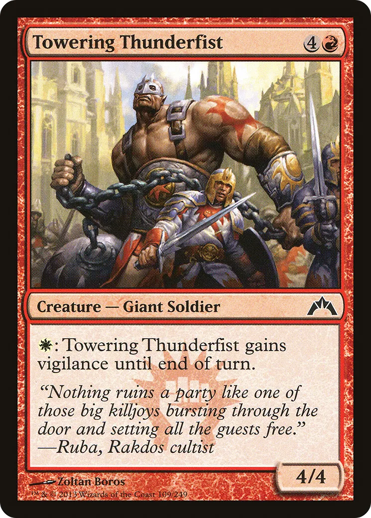 Towering Thunderfist — Gatecrash — Magic: The Gathering