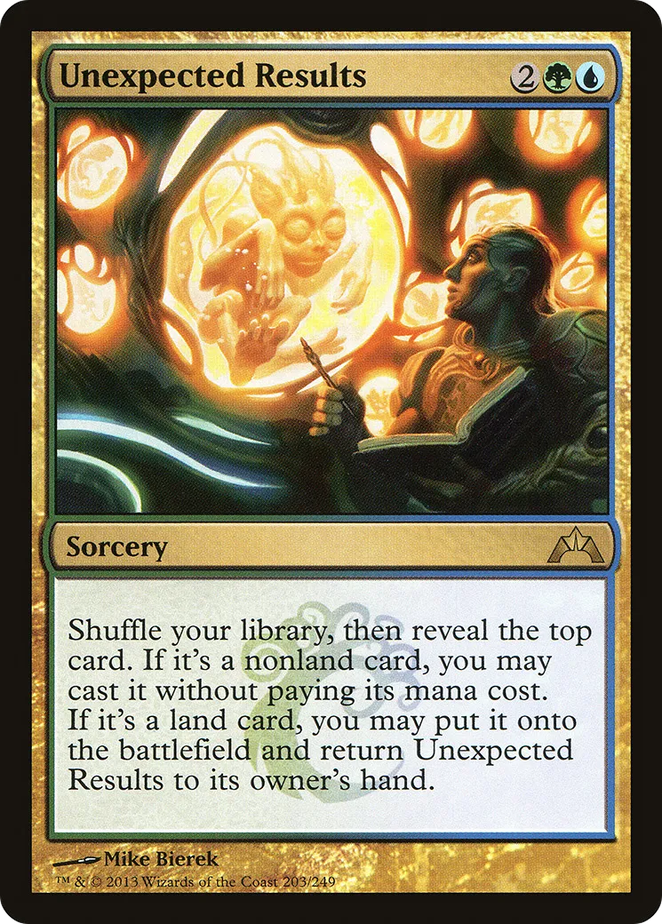 Unexpected Results — Gatecrash — Magic: The Gathering