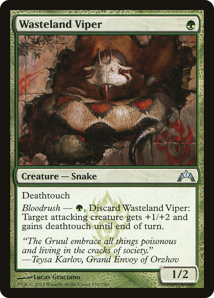 Vipère des terres dévastées — Gatecrash — Magic: The Gathering