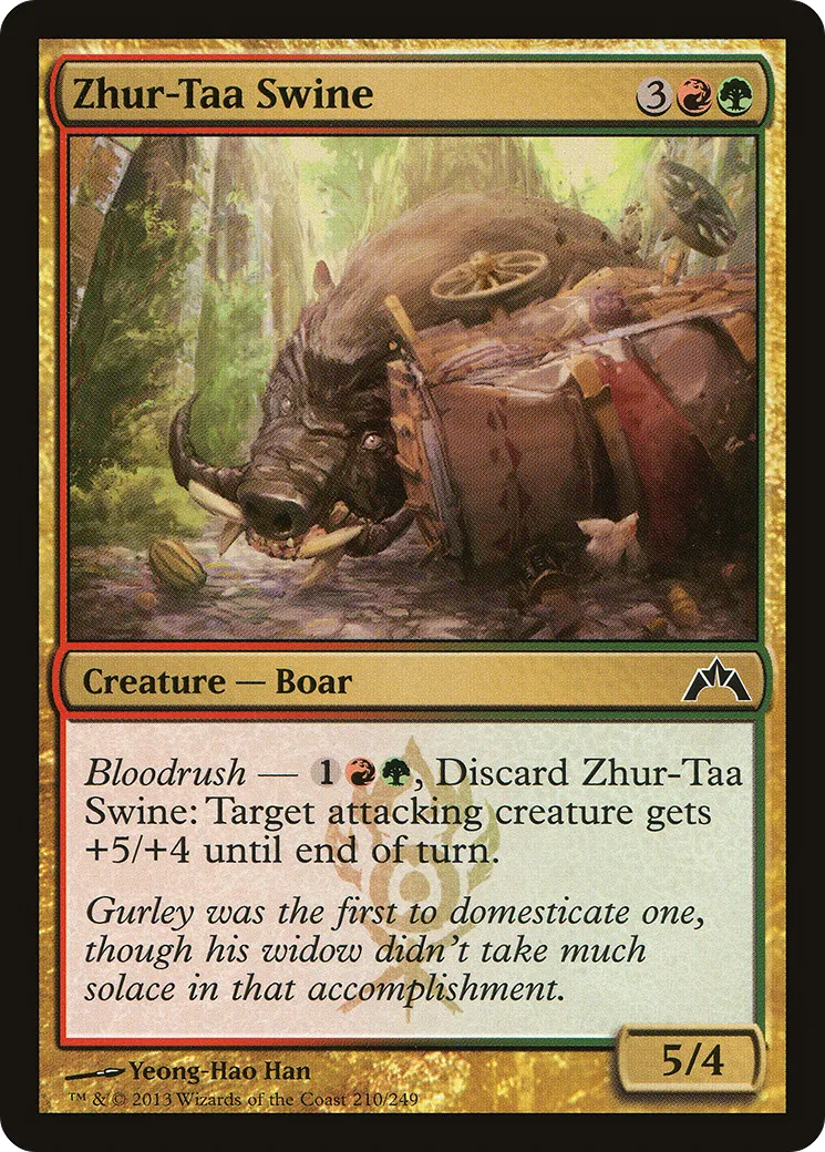 Zhur-Taa Swine — Gatecrash — Magic: The Gathering
