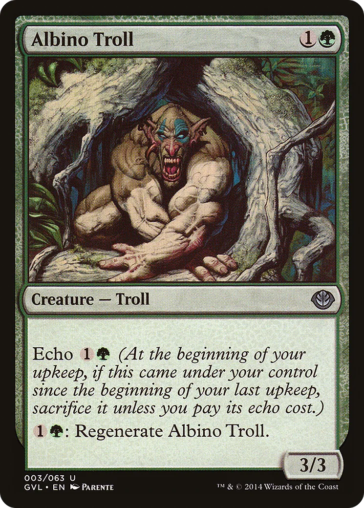 Troll albinos — Duel Decks Anthology: Garruk vs. Liliana — Magic: The Gathering