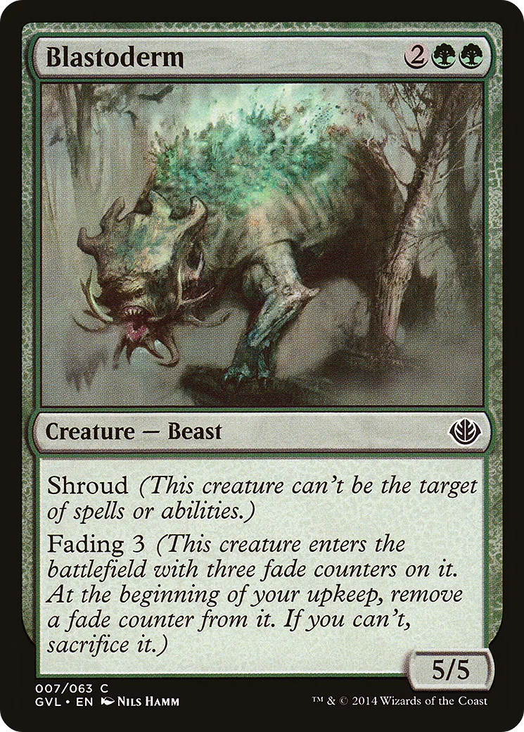 Blastoderme — Duel Decks Anthology: Garruk vs. Liliana — Magic: The Gathering