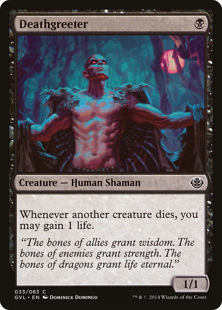 Deathgreeter — Duel Decks Anthology: Garruk vs. Liliana — Magic: The Gathering