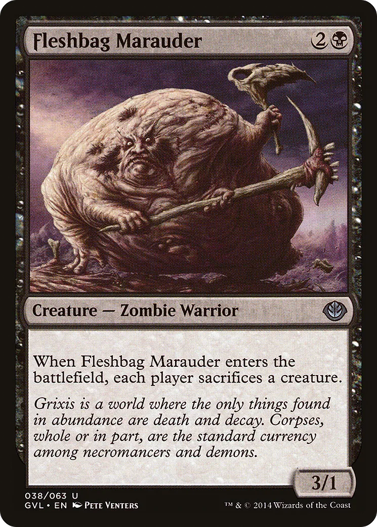 Fleshbag Marauder — Duel Decks Anthology: Garruk vs. Liliana — Magic: The Gathering