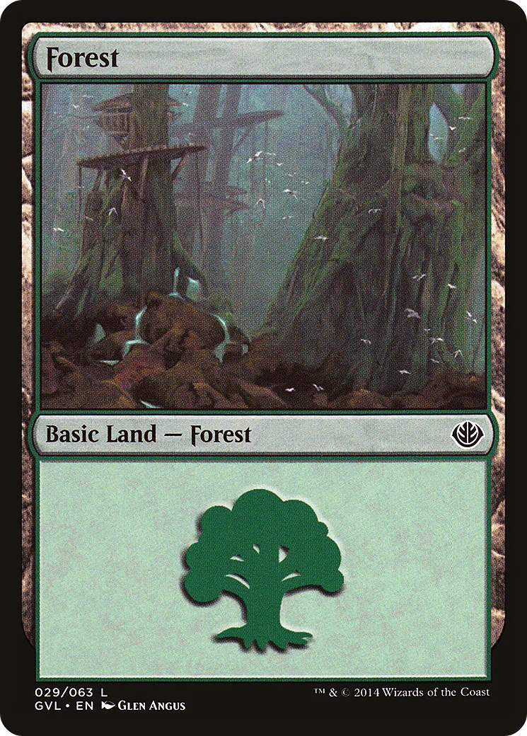 Forêt — Duel Decks Anthology: Garruk vs. Liliana — Magic: The Gathering