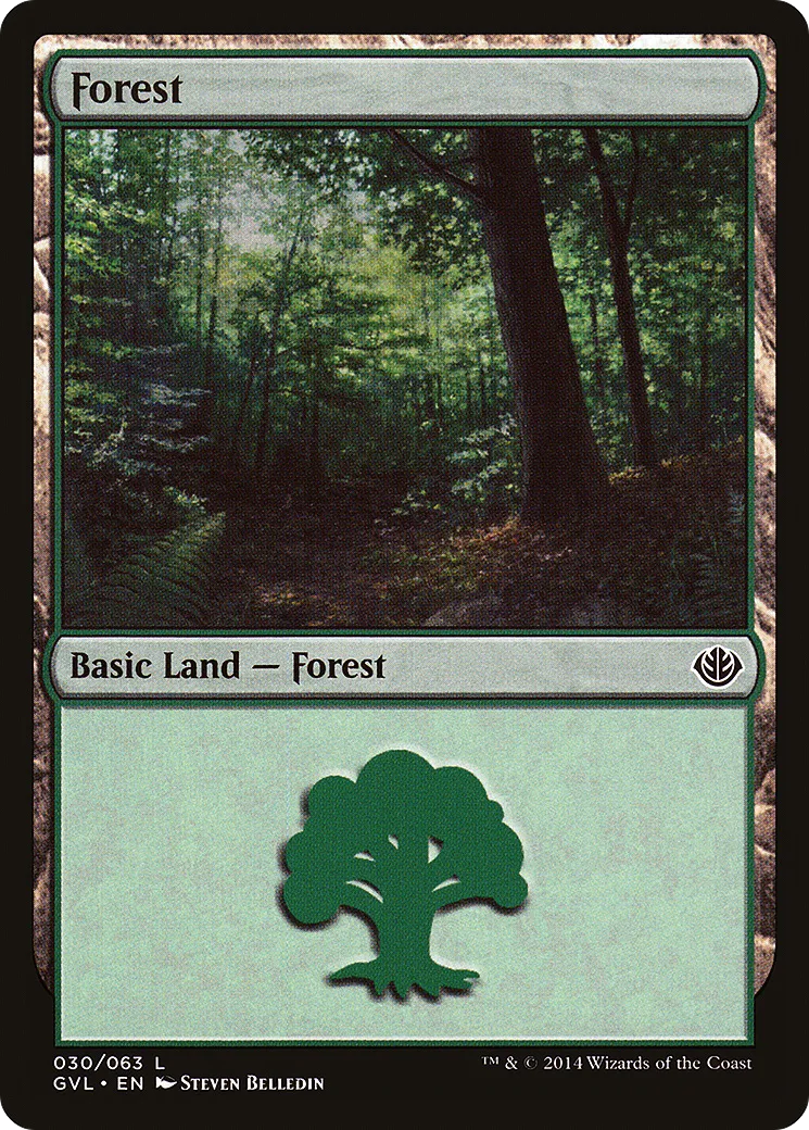 Forest — Duel Decks Anthology: Garruk vs. Liliana — Magic: The Gathering