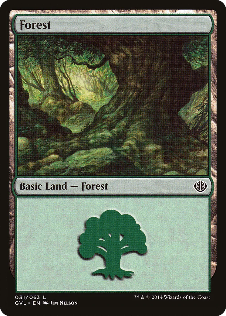 Forêt — Duel Decks Anthology: Garruk vs. Liliana — Magic: The Gathering