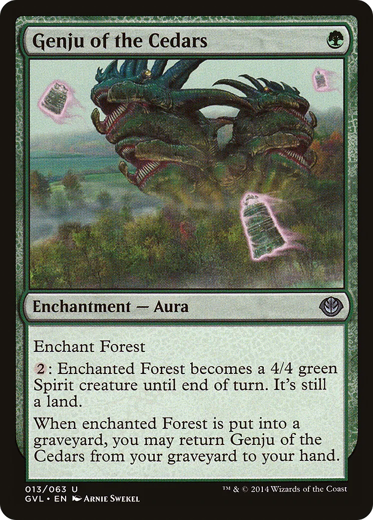 Genju des cèdres — Duel Decks Anthology: Garruk vs. Liliana — Magic: The Gathering