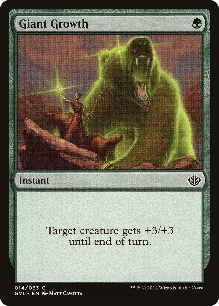 Croissance gigantesque from Duel Decks Anthology: Garruk vs. Liliana - Magic: The Gathering