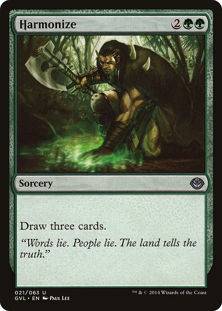 Harmonisation — Duel Decks Anthology: Garruk vs. Liliana — Magic: The Gathering