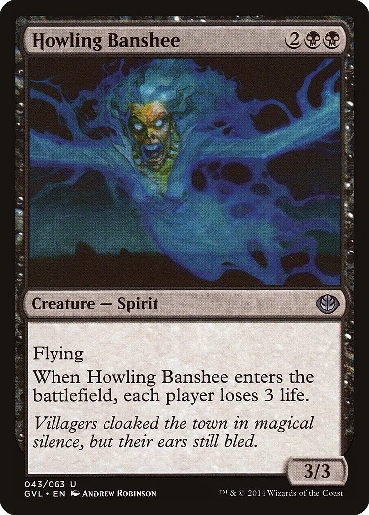Howling Banshee — Duel Decks Anthology: Garruk vs. Liliana — Magic: The Gathering