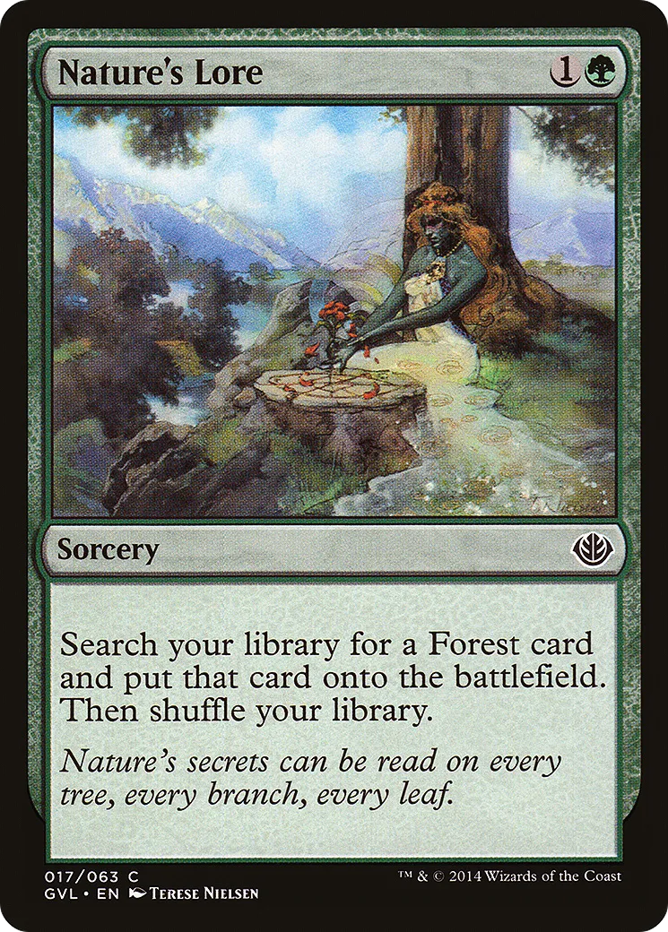 Sapience naturaliste — Duel Decks Anthology: Garruk vs. Liliana — Magic: The Gathering