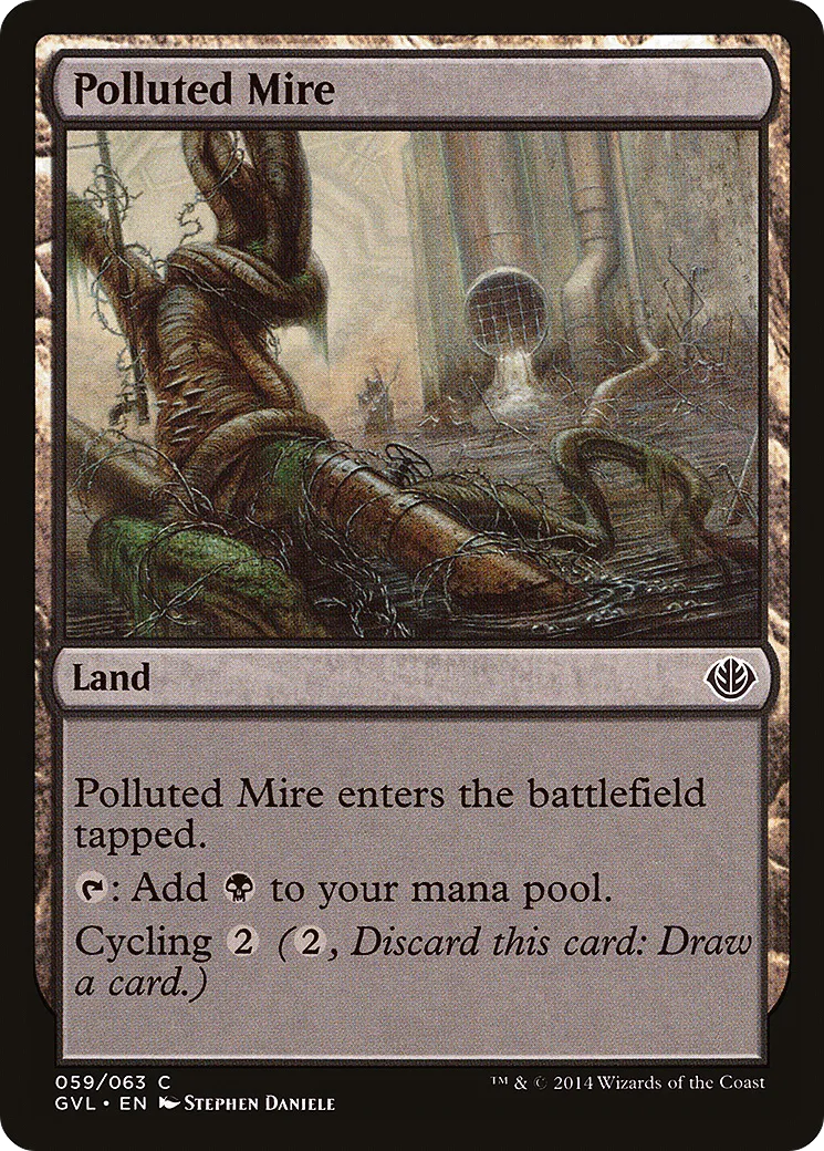 Fondrière polluée — Duel Decks Anthology: Garruk vs. Liliana — Magic: The Gathering