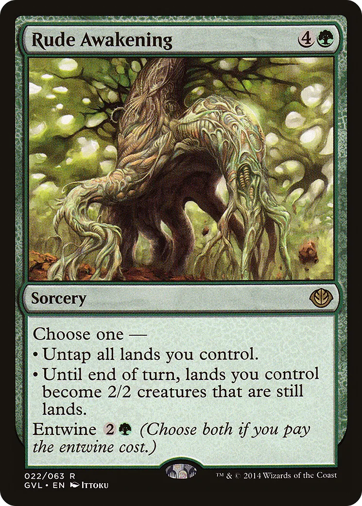 Rude Awakening — Duel Decks Anthology: Garruk vs. Liliana — Magic: The Gathering