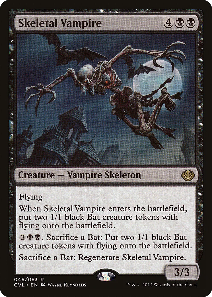 Vampire squelette — Duel Decks Anthology: Garruk vs. Liliana — Magic: The Gathering