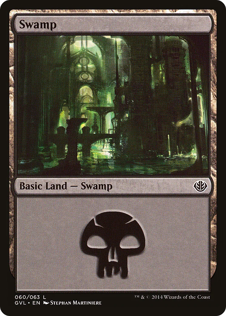 Swamp from Duel Decks Anthology: Garruk vs. Liliana - Magic: The Gathering
