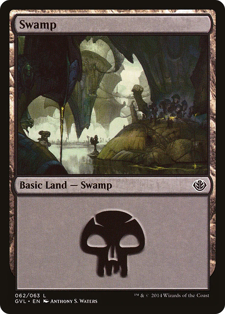 Swamp — Duel Decks Anthology: Garruk vs. Liliana — Magic: The Gathering