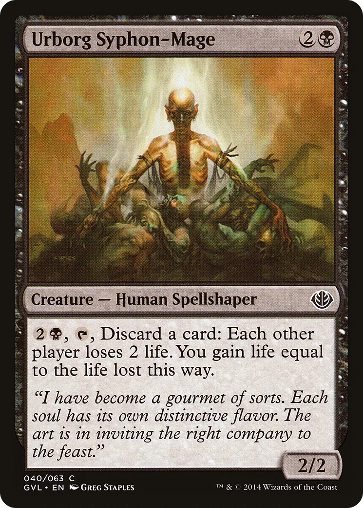 Siphonmage d'Urborg from Duel Decks Anthology: Garruk vs. Liliana - Magic: The Gathering