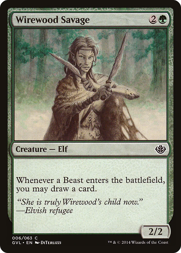 Sauvageonne de Brinbois from Duel Decks Anthology: Garruk vs. Liliana - Magic: The Gathering