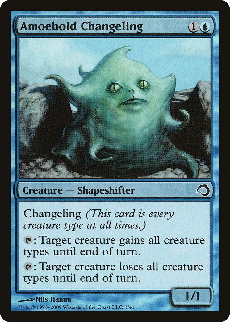 Amoeboid Changeling — Premium Deck Series: Slivers — Magic: The Gathering