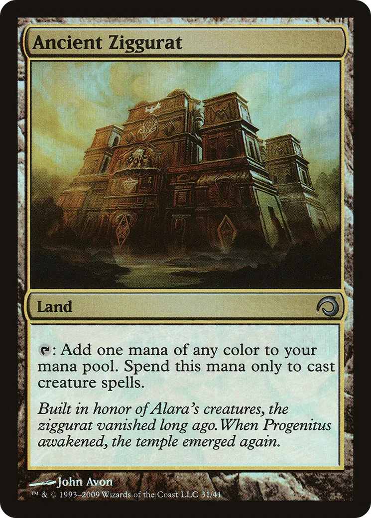 Ancient Ziggurat — Premium Deck Series: Slivers — Magic: The Gathering
