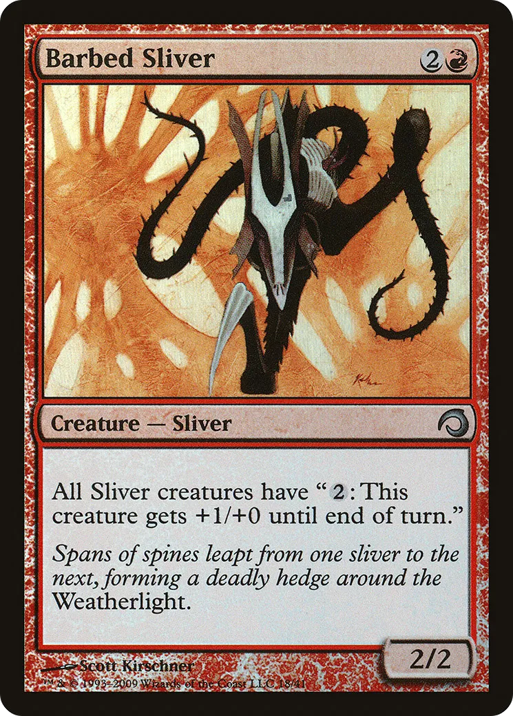 Barbed Sliver — Premium Deck Series: Slivers — Magic: The Gathering