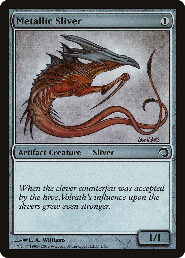 Metallic Sliver — Premium Deck Series: Slivers — Magic: The Gathering