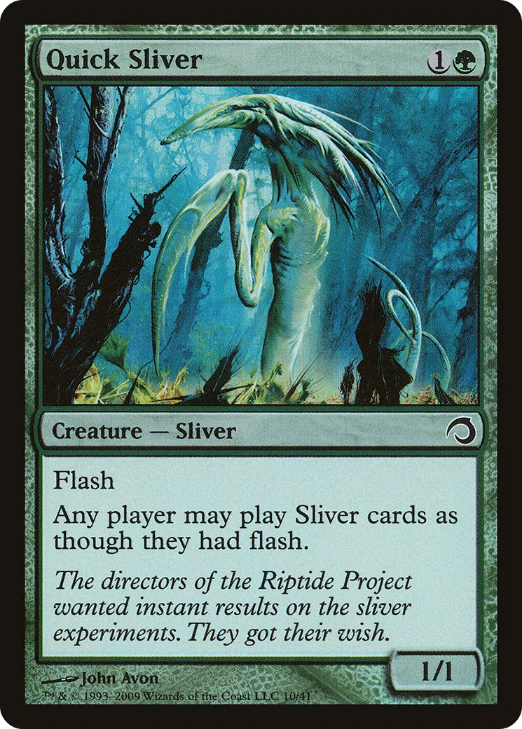 Quick Sliver — Premium Deck Series: Slivers — Magic: The Gathering