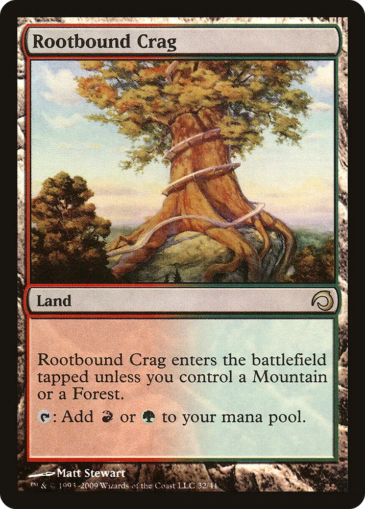 Rootbound Crag — Premium Deck Series: Slivers — Magic: The Gathering