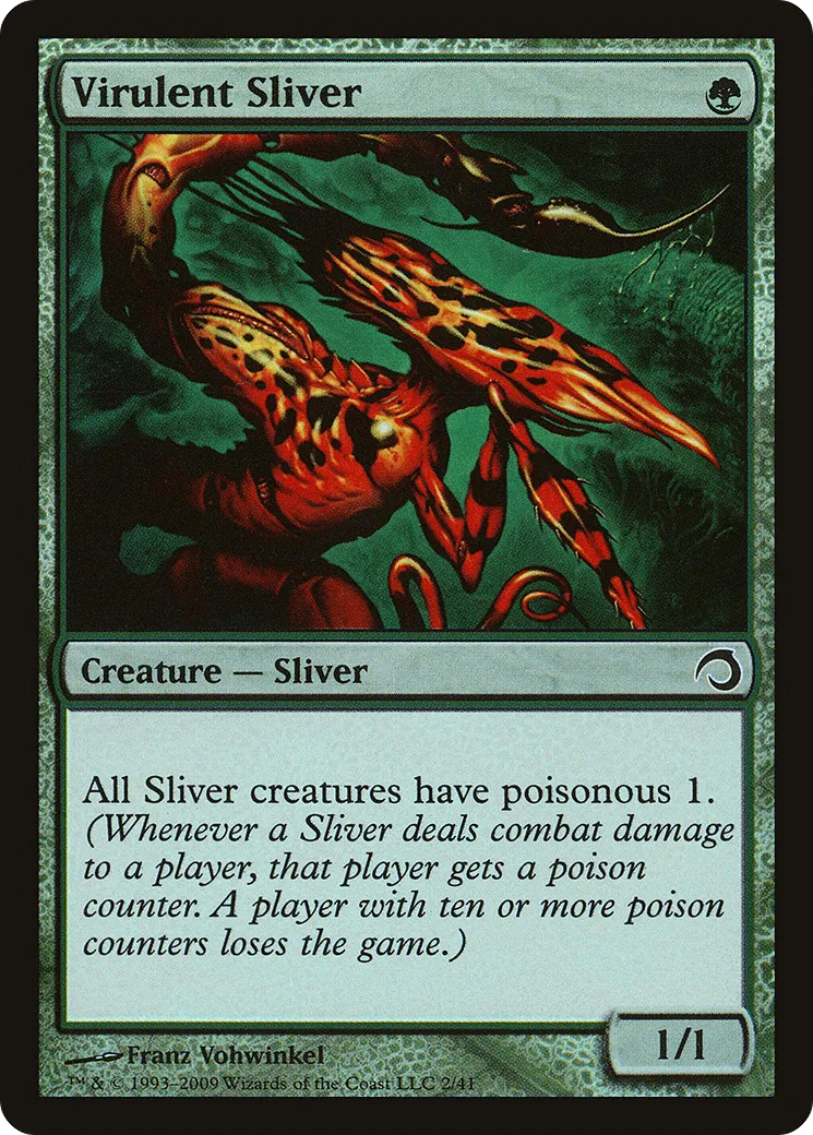 Virulent Sliver — Premium Deck Series: Slivers — Magic: The Gathering