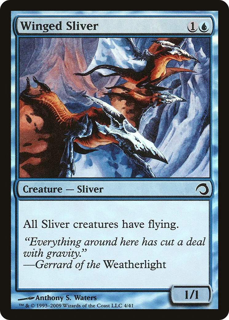 Winged Sliver — Premium Deck Series: Slivers — Magic: The Gathering