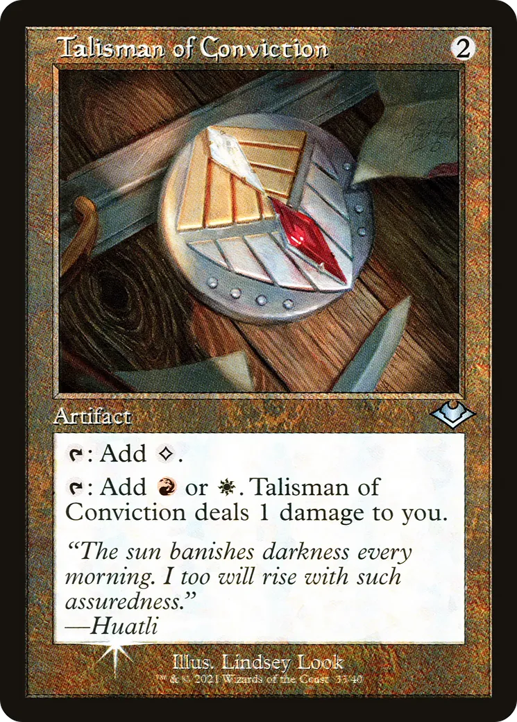 Talisman of Conviction — Modern Horizons 1 Timeshifts — Magic: The Gathering