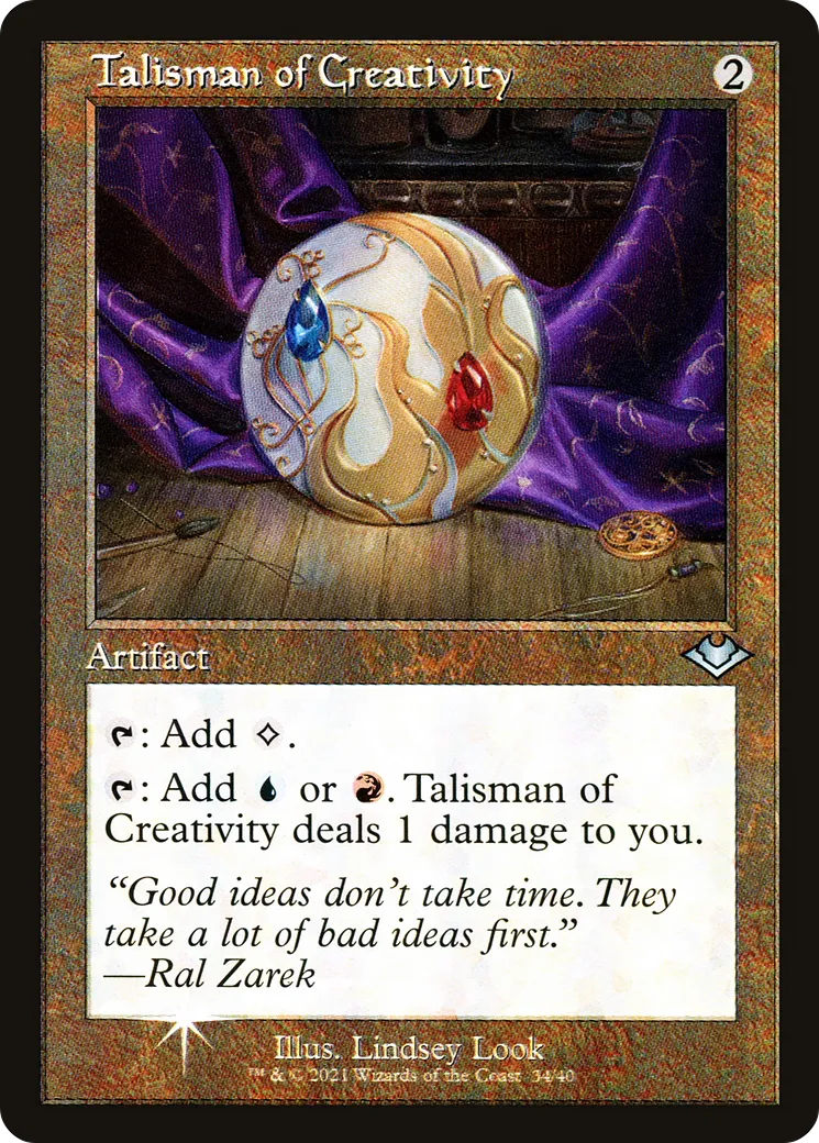 Talisman of Creativity — Modern Horizons 1 Timeshifts — Magic: The Gathering