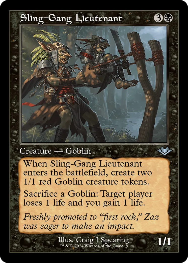 Lieutenant des catapultants from Modern Horizons 2 Timeshifts - Magic: The Gathering