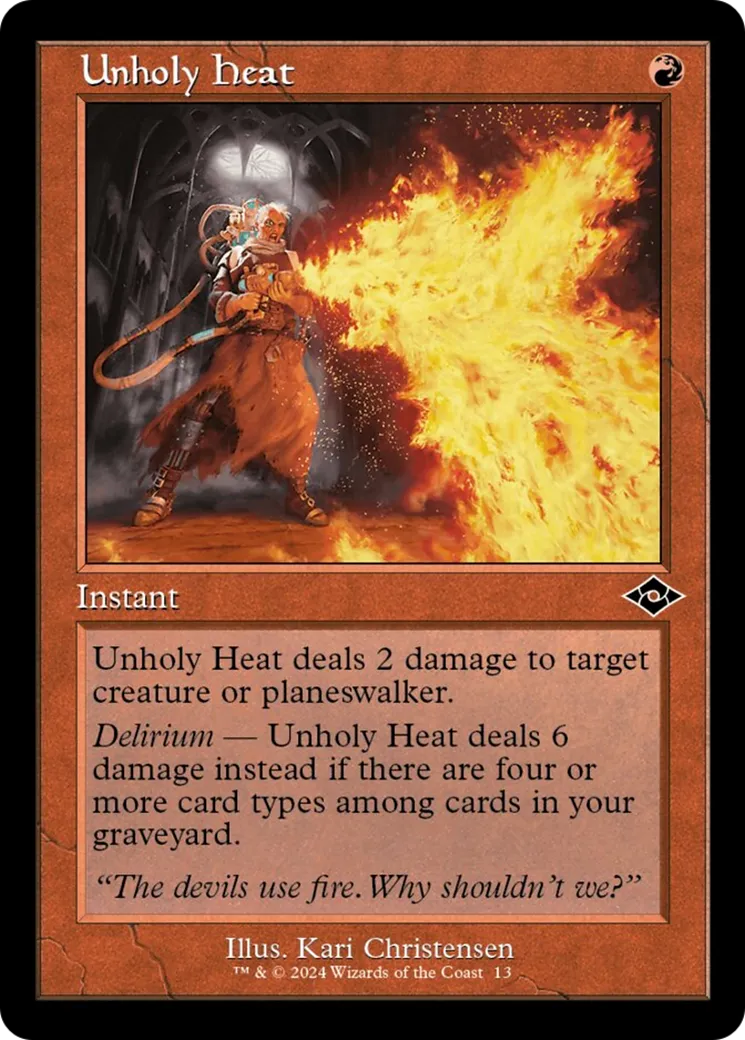 Unholy Heat — Modern Horizons 2 Timeshifts — Magic: The Gathering