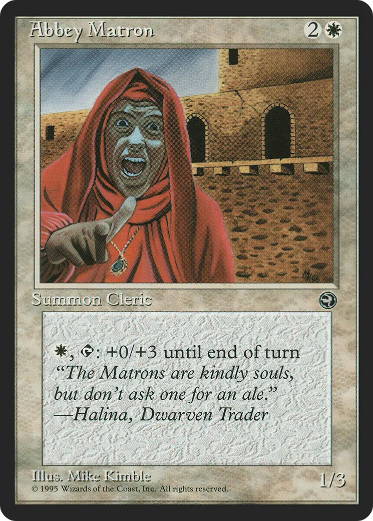 Abbey Matron — Homelands — Magic: The Gathering