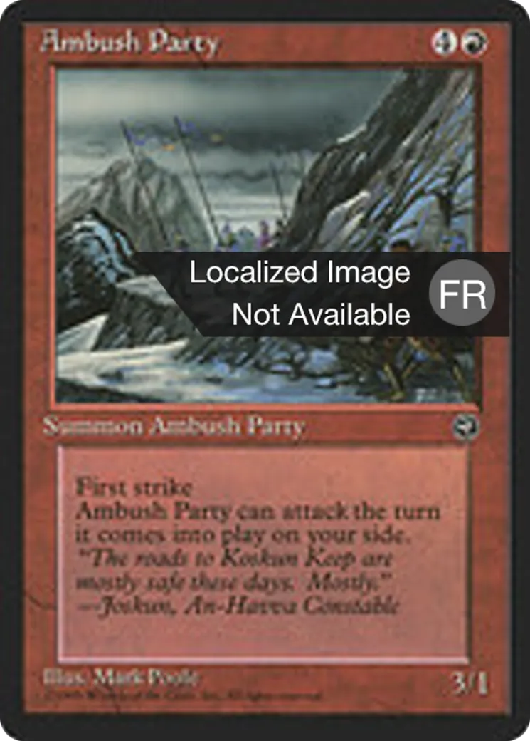 Escarmoucheurs — Homelands — Magic: The Gathering