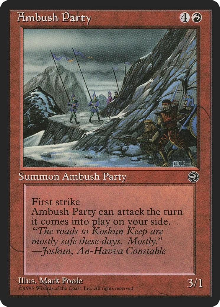 Ambush Party — Homelands — Magic: The Gathering