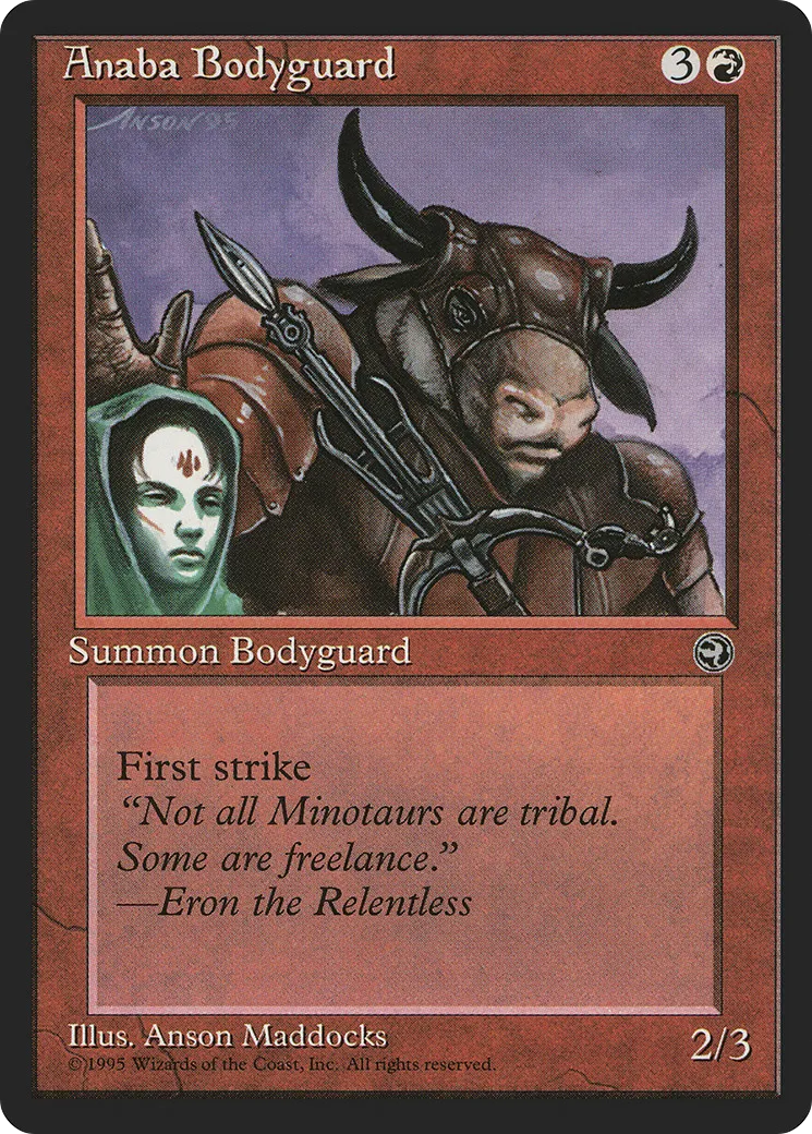 Anaba Bodyguard — Homelands — Magic: The Gathering