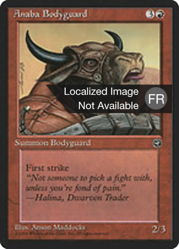 Garde du corps anabaan — Homelands — Magic: The Gathering