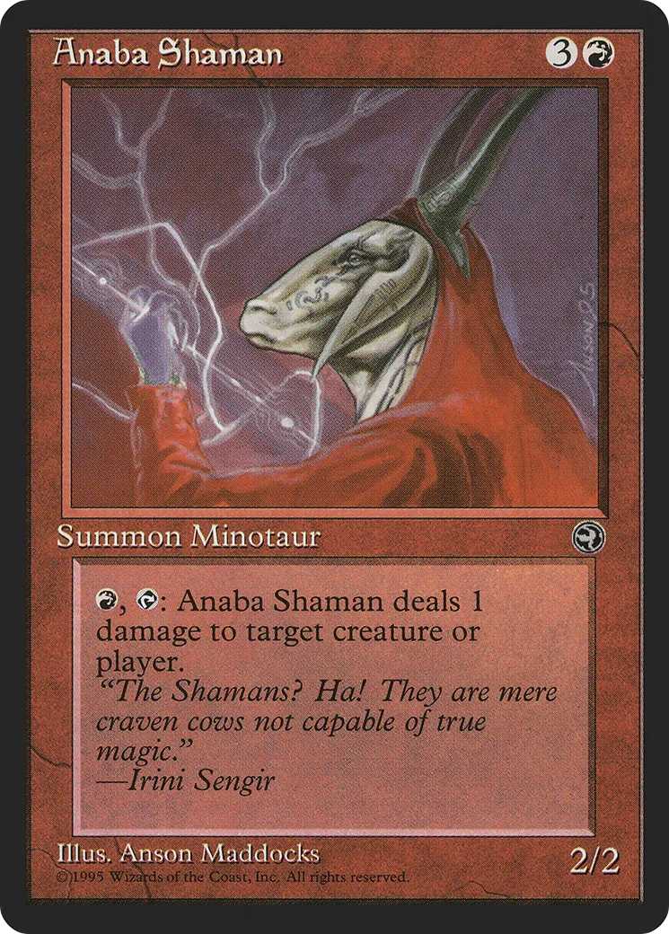 Anaba Shaman — Homelands — Magic: The Gathering