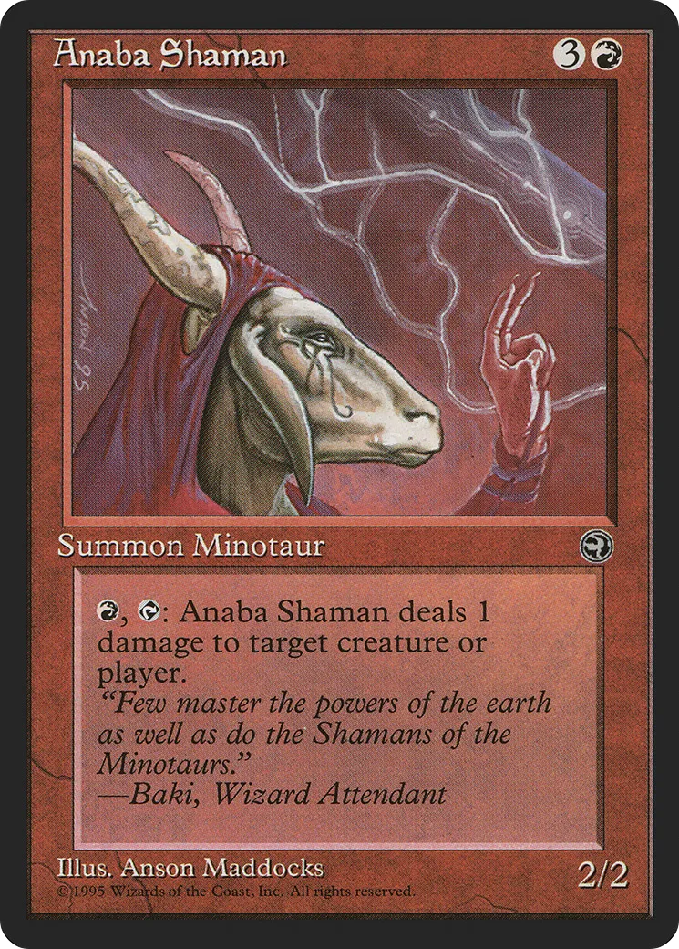 Anaba Shaman — Homelands — Magic: The Gathering