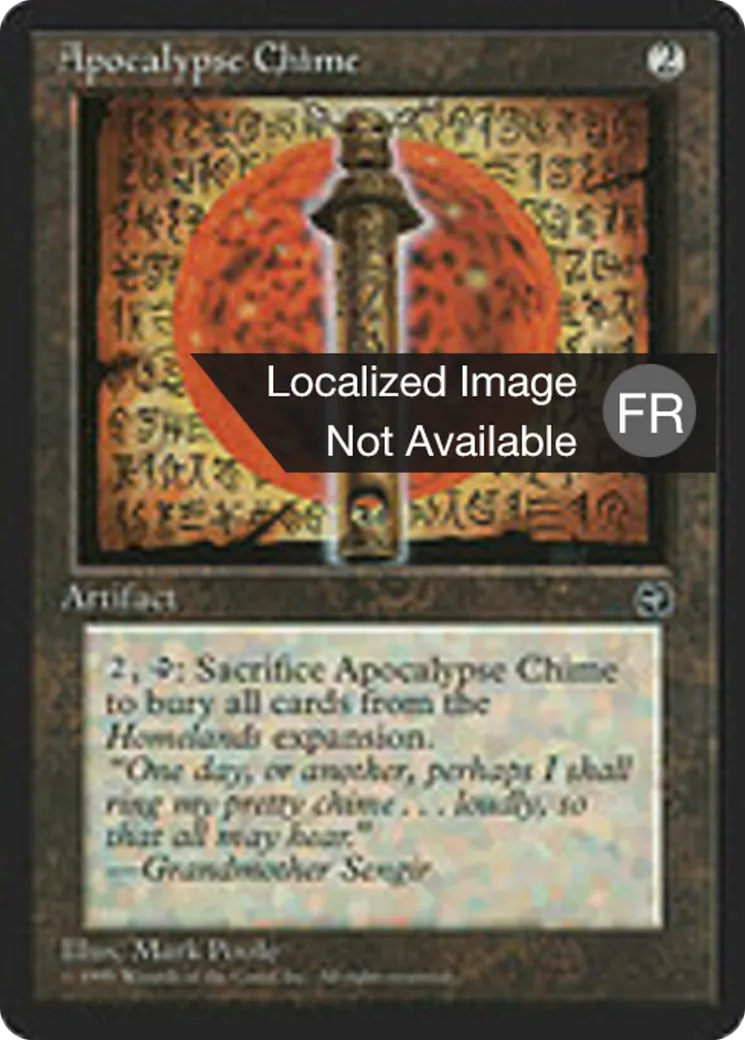 Carillon de l'apocalypse — Homelands — Magic: The Gathering